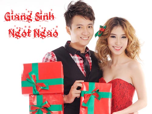 Khổng T&uacute; Quỳnh khoe ảnh Gi&aacute;ng sinh th&acirc;n mật c&ugrave;ng Ng&ocirc; Kiến Huy